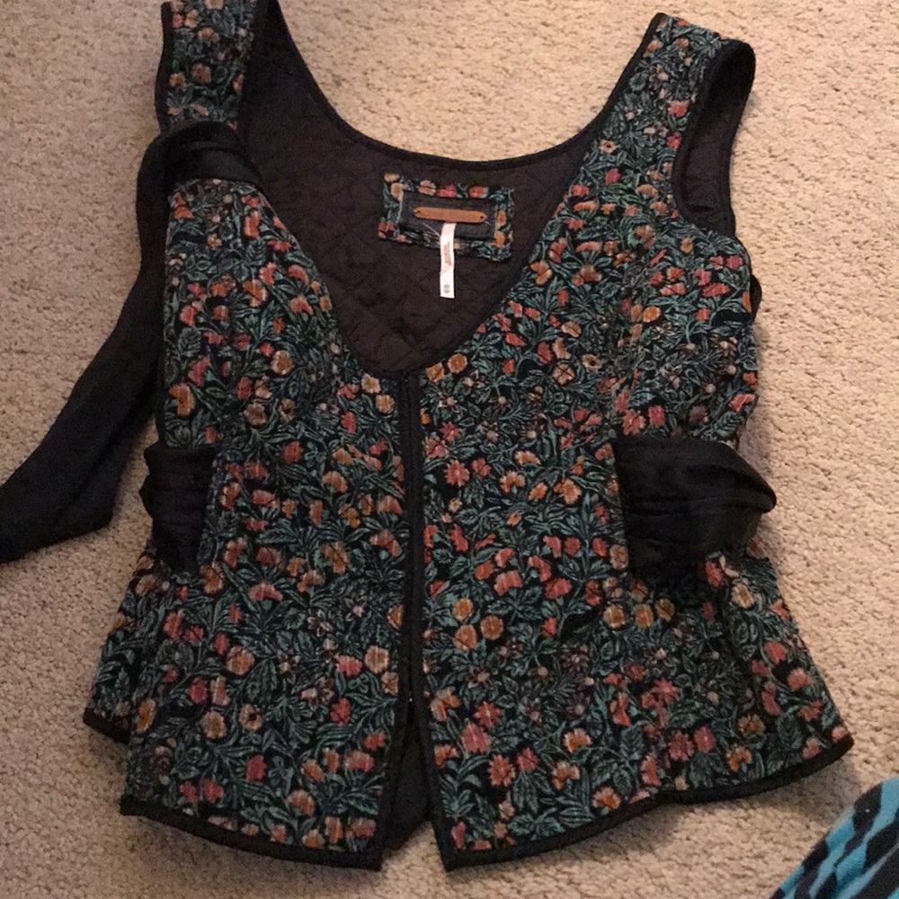 Free people floral vest